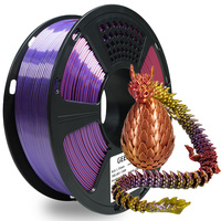 Filament d'imprimante 3D PLA Silk Tri-Color GEEETECH EU FR Warehouse 1,75 mm 10 rouleaux/carton