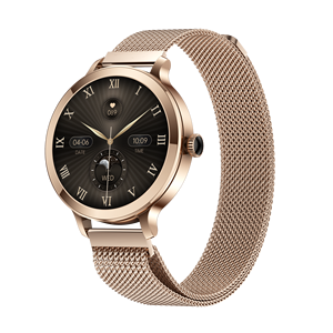 Montre intelligente Cadran rond Appel téléphonique Sports Fitness Tracker Surveillance de la santé des femmes Smartwatch pour les femmes - Product Image 1