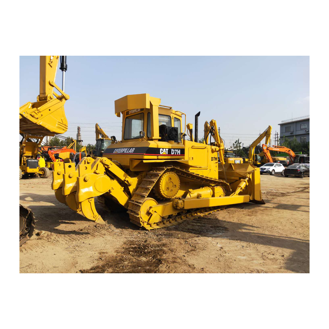 Б/у бульдозеры CAT D7H, бульдозеры в наличии, строительная машина, низкое обслуживание, горячая Распродажа, хорошее качество