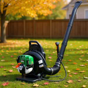 Souffleur à dos à essence professionnel 4 temps 37,7 cm³ 580 CFM 210 mph 16,5 lb Léger pour l'utilisation en jardin - Product Image 2