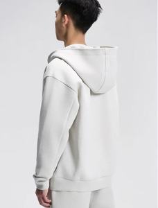 Mochilas Personalizadas OEM 100% Algodão com Capuz e Zíper, Design Streetwear Pesado e Fabricante de Logotipo Personalizado - Product Image 3