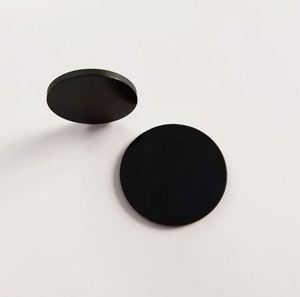 Filtro de paso de banda de vidrio óptico ultravioleta negro para uso de instrumentos ópticos y de iluminación - Product Image 1