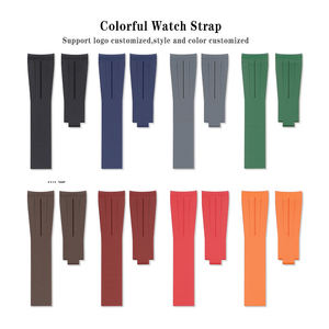 Bracelets de montre incurvés de 20 mm avec logo personnalisé pour Omega X <span class=keywords><strong>Swatch</strong></span> MoonSwatch, bracelet de montre sport en caoutchouc pour homme et <span class=keywords><strong>femme</strong></span> - Product Image 5