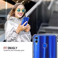 1.5MM Crystal Air-Bag Clear Case pour Huawei Honor 10 Lite P20 P30 P40 20 Lite Y6 Y7 Y9 Y6P Y7P Y8S Y8P P Smart S Pro 2019 Cover