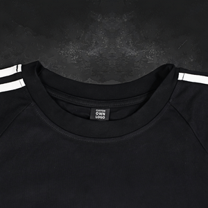 Sudadera con Capucha de Punto Sólido Personalizada con Bordado de Rayas Blancas, Sudadera con Estampado Digital para Hombre de Alta Calidad - Product Image 4