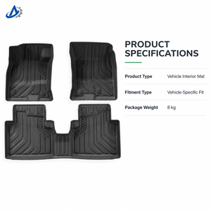 Tapis de sol, de coffre et de dossier en TPE pour <span class=keywords><strong>Ford</strong></span> <span class=keywords><strong>Kuga</strong></span> 2020, Europe LHD PHEV et hybride, ensemble cabine simple et double couche - Product Image 3