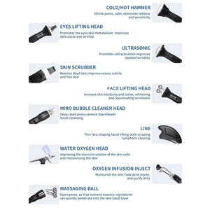 10 in 1 Hydro Dermabrasion Machine Facial Deep Cleaning Eye Lifting Skin Rejuvenation Aqua Peeling Water Oxygen Spray Machine - Product Image 6