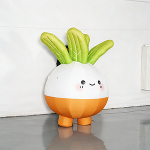 โมเดลผักแครอทการ์ตูนเป่าลมแบบกำหนดเองสำหรับกิจกรรมและการโฆษณาผัก<span class=keywords><strong>ต่างๆ</strong></span> - Product Image 4