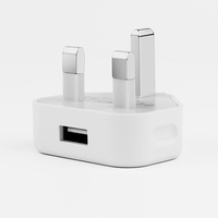 LVSHUO מטען קיר Usb מטען 5w Usb כוח מתאם בריטניה Plug עבור iPhone