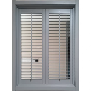 Thiết kế hiện đại bên ngoài tất cả các khí hậu thích ứng louvered Con lăn màn trập trượt cửa chớp - Product Image 5
