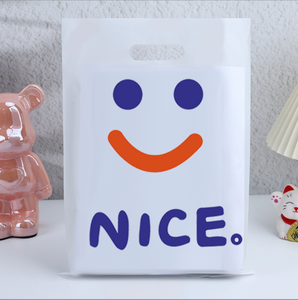 Sacchetti di Plastica Personalizzati con Logo Fustellato per Catering e Asporto, <span class=keywords><strong>Borse</strong></span> Commerciali Rinforzate con Manici - Product Image 5