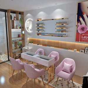 Chaise de maquillage, chaise de bureau, chaise de salle à manger de luxe, chaise à dossier décontracté, tabouret de coiffeuse pour femme, chaise pour manucure - Product Image 6