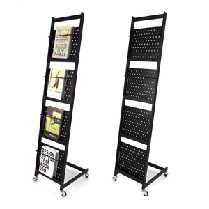 Présentoir de sol en métal perforé <span class=keywords><strong>2022</strong></span> à prix de gros – Support publicitaire pour présentoir de vente au détail - Product Image 4