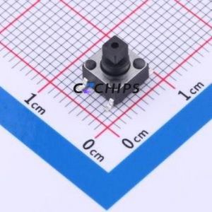 TS-1095TS-B2C2-D2 Tactile Switch SMD-4P,6x6mm Switch Single Pole Single Throw Rectangle Button 1.8N Vertical Mount - Product Image 1