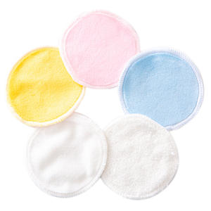 Emballage de charbon de coton de bambou biologique réutilisable OEM, non toxique, <span class=keywords><strong>lavable</strong></span>, démaquillant pour le visage, tampons de nettoyage - Product Image 1