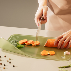 Ensemble de planches à découper antibactériennes dégradées, 3 tailles, en PP, antidérapantes, pour la viande, les fruits, les légumes, la cuisine à domicile - Product Image 4