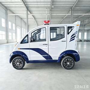 Véhicule de patrouille électrique compact et fermé, 4 places, voiture de sécurité électrique silencieuse pour les zones résidentielles et les parcs commerciaux - Product Image 6