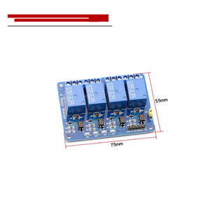 Nieuwe Vier 5V 12V 24V Ondersteuning Avr/51/Pic Mcu Blue Board Relay Development Board Relay Module Met Optische Koppeling Isolatie - Product Image 2