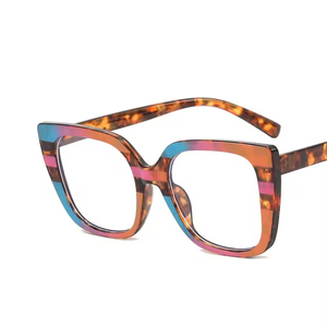 Occhiali da vista unisex retrò grandi <span class=keywords><strong>e</strong></span> piatti, montatura alla moda blu/<span class=keywords><strong>nera</strong></span>/<span class=keywords><strong>rossa</strong></span>, protezione UV, ideali per il dropshipping - Articolo di successo - Product Image 5