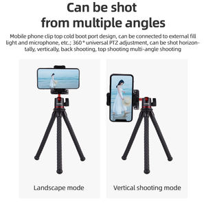 COMAN MT40 MT35 Mini Selfie Octopus Flexible Vidéo <span class=keywords><strong>Pas</strong></span> <span class=keywords><strong>Cher</strong></span> Trépied pour Téléphone et Appareil Photo peut être Personnalisé - Product Image 4