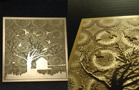 Máquina de grabado CNC programable para grabar moldes de estampado en caliente de magnesio y placa de pliegue con software de programa ArtCAM