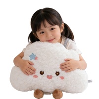 Ensemble de coussins en peluche mignons de la série Météo : Nuage, Arc-en-ciel, Soleil, Étoile pour les grossistes, les magasins de cadeaux et les importateurs