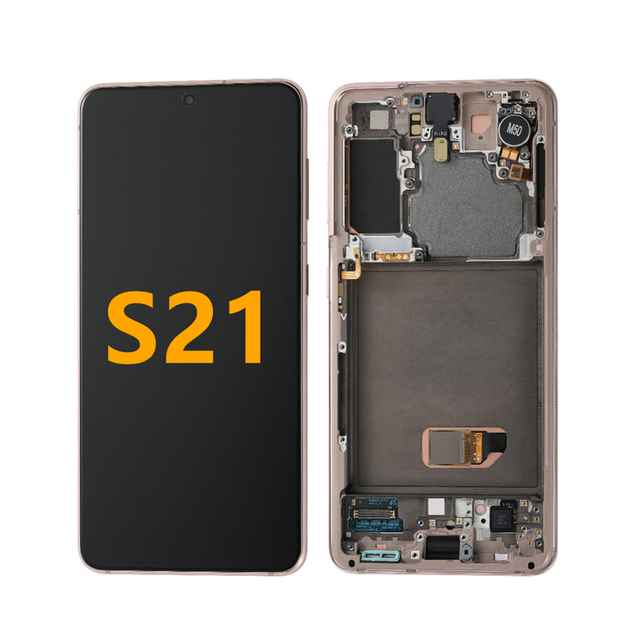 Original Quality Mobile Phone LCD Screen Display With Frame for Samsung Galaxy S21
