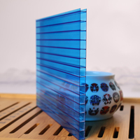 Prix d'usine Serre en polycarbonate à double paroi colorée en plastique polycarbonate