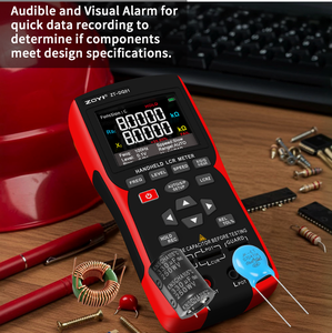 ZOYI DQ01 LCR 100 кГц цифровой портативный мост, USB Высокоточный конденсатор, индуктивность и сопротивление, цифровой дисплей - Product Image 5