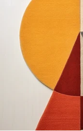 พรมปูพื้นสไตล์นามธรรมทันสมัยแบบพรีเมี่ยมพรมขนสัตว์สูงแบบเป็นกระจุกมือรูปทรงไม่สม่ำเสมอสำหรับบ้านสำนักงานห้องนั่งเล่น - Product Image 5