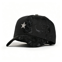Gorras de Béisbol B-STAR GRAFFITI 2025 en Stock, Originales con Forro de Satén y Visera Negra de 5 Paneles, Modelo Gorra Barbas BH Asteroids
