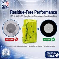 Cassette de nettoyage de fibres optiques KEXINT pour LC SC FC ST MU, plus de 500 nettoyages, boîte d'outils de nettoyage de connecteurs optiques rechargeable