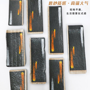 Plato rectangular de melamina de estilo japonés, imitación de porcelana, plato duradero para guarnición de restaurante, para uso comercial - Product Image 3