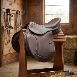 Silla de Montar Inglesa de Alta Calidad para Carreras y Saltos, Cuero Genuino con Estructura de Madera/Plástico, Mejor Precio - Product Image 3