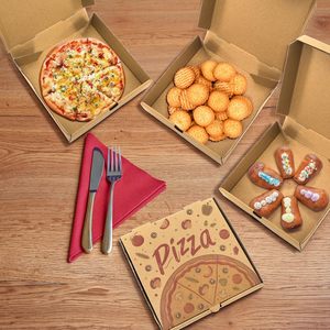Cajas Pequeñas <span class=keywords><strong>para</strong></span> Pizza, Mini Cajas de Cartón Corrugado <span class=keywords><strong>para</strong></span> Pizza <span class=keywords><strong>para</strong></span> Llevar, Cajas de Entrega de Alimentos, Cajas de Regalo <span class=keywords><strong>para</strong></span> Galletas y Bocadillos - Product Image 5