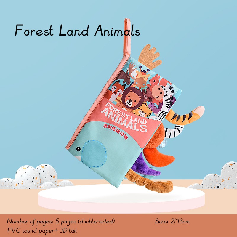 Animaux terrestres de la forêt 5 pages