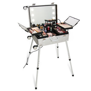 KONCAI de Rosa <span class=keywords><strong>uñas</strong></span> artista de <span class=keywords><strong>mesa</strong></span> rodante caso esmalte de <span class=keywords><strong>uñas</strong></span> caja <span class=keywords><strong>para</strong></span> almacenar maquillaje carrito <span class=keywords><strong>para</strong></span> cosméticos <span class=keywords><strong>maleta</strong></span> - Product Image 5