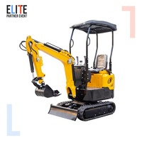 2023 1ton, Machine à creuser, compacteur, Mini, Bagger, Micro, mini, pelles
