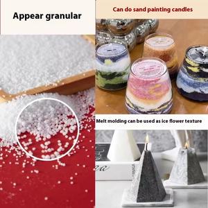 Bougie en cire de soja parfumée perlée blanche <span class=keywords><strong>NICEME</strong></span> perles naturelles rechargeables pour le bricolage pour Halloween Noël et mariage - Product Image 4