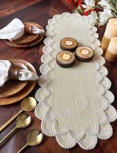 Best Selling Embroidered <b>Table</b> <b>Runner</b> for <b>Dining</b> <b>Table</b> Premium Handmade Decorative <b>Runner</b> for Home Décor Use Bulk Supplier - Product Image 4
