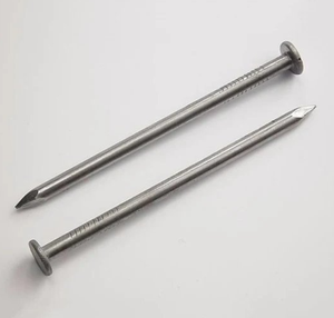 1 kg Betons tahl 1 "Flach kopf nagel mit glattem Schaft 10 Einheiten pro Karton - Product Image 1