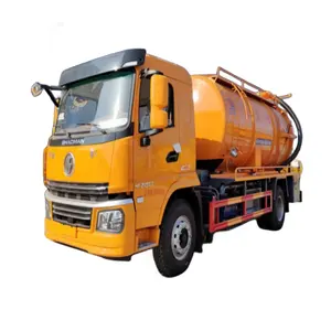 Sử dụng hoặc mới 4*2 shacman nước thải hút và làm sạch xe tải bơm chân không cho xe tải nước thải