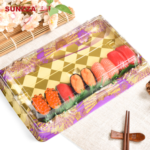 Sunzza sang trọng bingchuangtong Nhật Bản dùng một lần nhựa Sushi hộp takeout thực phẩm đóng gói container cho sashimi - Product Image 6