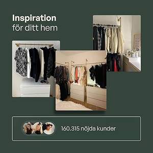 מתלה מעיל תעשייתי לופט עיצוב מלתחה מעיל חדר שינה מתלה עשוי צינורות חסון עם קיר הרכבה - Product Image 2