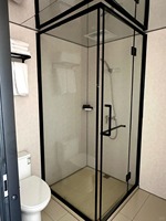 Maison capsule spatiale de luxe, maison préfabriquée en acier, petite maison mobile, maison capsule pour l'aventure en plein air, cabina de capsula