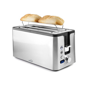 Tostapane Intelligente in Acciaio Inox a 2 Fette con Timer Digitale e Funzione di Riscaldamento e Scongelamento - Product Image 3