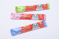Gâteries pour animaux de compagnie OEM ODM Vente en gros Gâteries pour chats Délicieux emballage alimentaire frais humide avec bandelettes nutritionnelles pour chat et bébé chat Nutrition