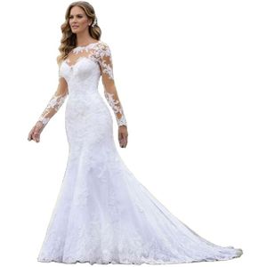 Robes en dentelle élégantes <span class=keywords><strong>pour</strong></span> <span class=keywords><strong>cérémonie</strong></span> <span class=keywords><strong>de</strong></span> <span class=keywords><strong>mariage</strong></span> sur la plage - Product Image 1
