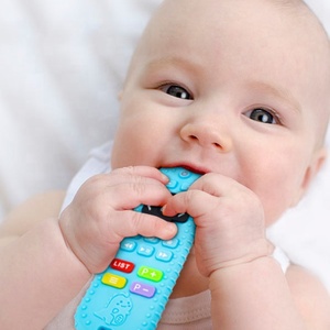 Meilleure vente télécommande forme Silicone bébé anneau de <span class=keywords><strong>dentition</strong></span> en Silicone souple <span class=keywords><strong>jouet</strong></span> de <span class=keywords><strong>dentition</strong></span> infantile à mâcher jouets de <span class=keywords><strong>dentition</strong></span> - Product Image 5