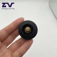 Zengyu Vis à pied de réglage en plastique en acier au carbone torsadé à la main Vis à tête en plastique DZS3-1